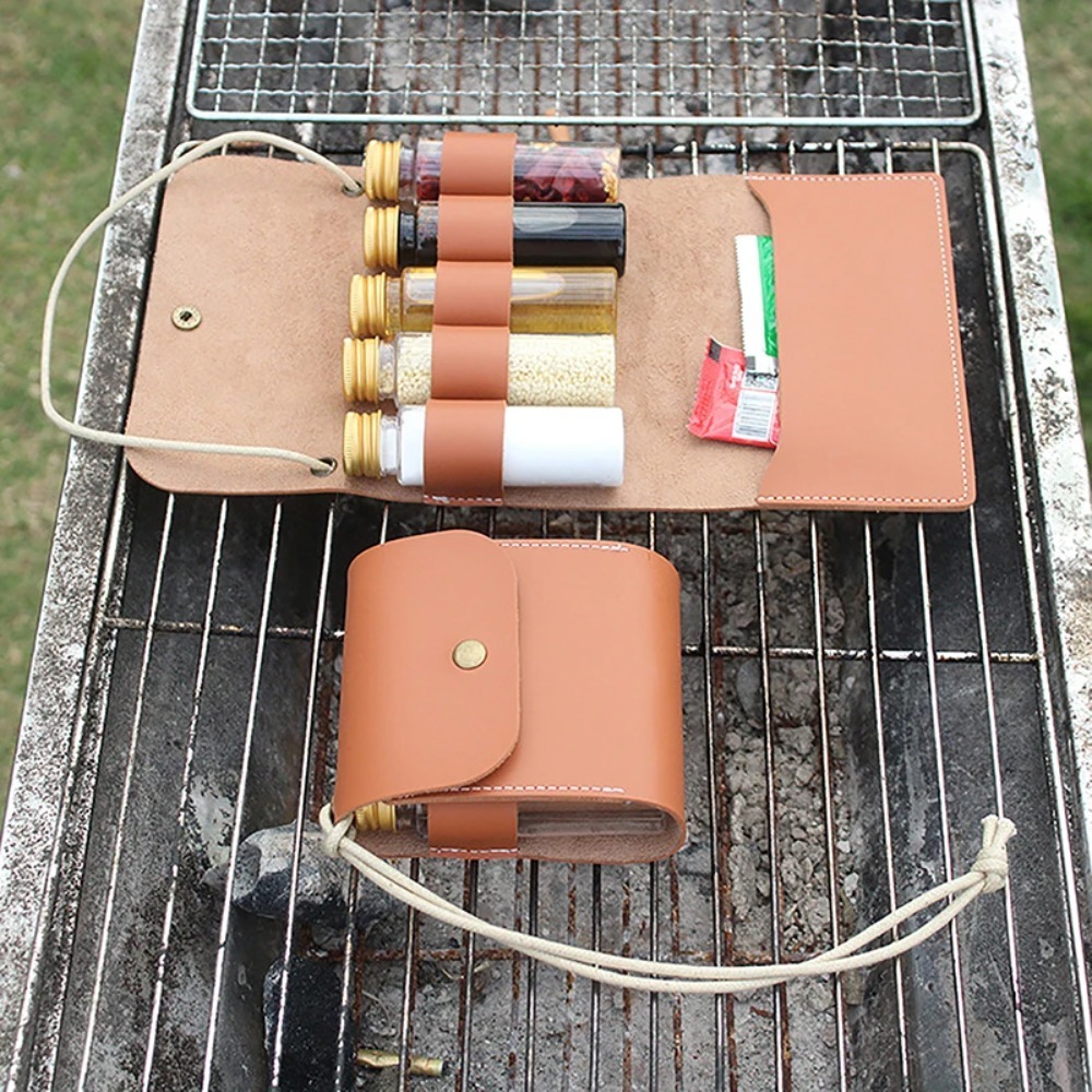 Camping Cooking Container - Outdoor Camping Spice Bottle Set Portable