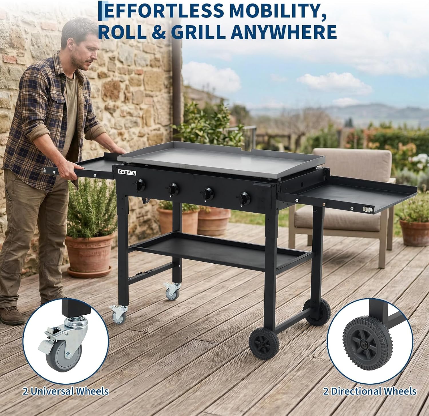 Tacleekii 36 Inch Flat Top Gri - Camping Cooking Flat Top review and price