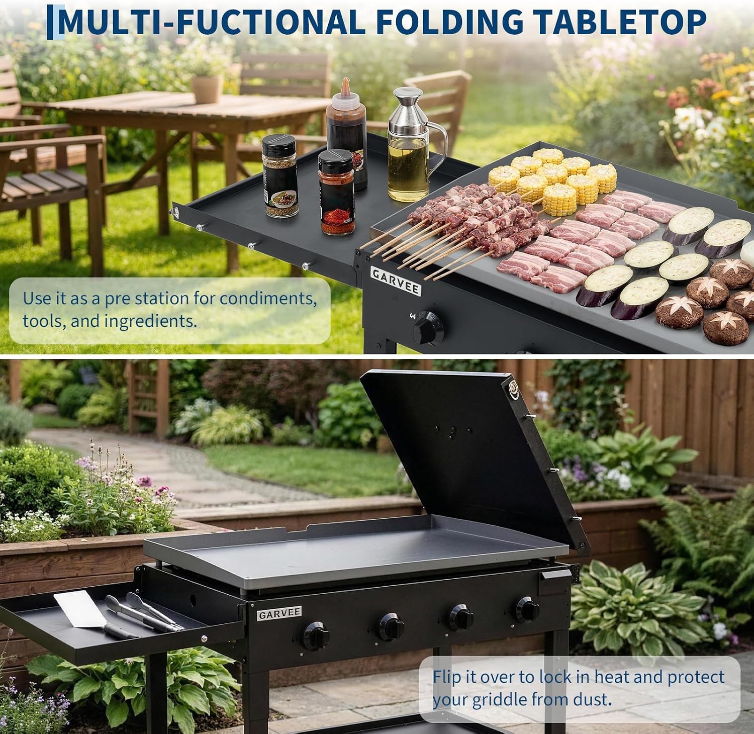 Tacleekii 36 Inch Flat Top Gri - Camping Cooking Flat Top review and price