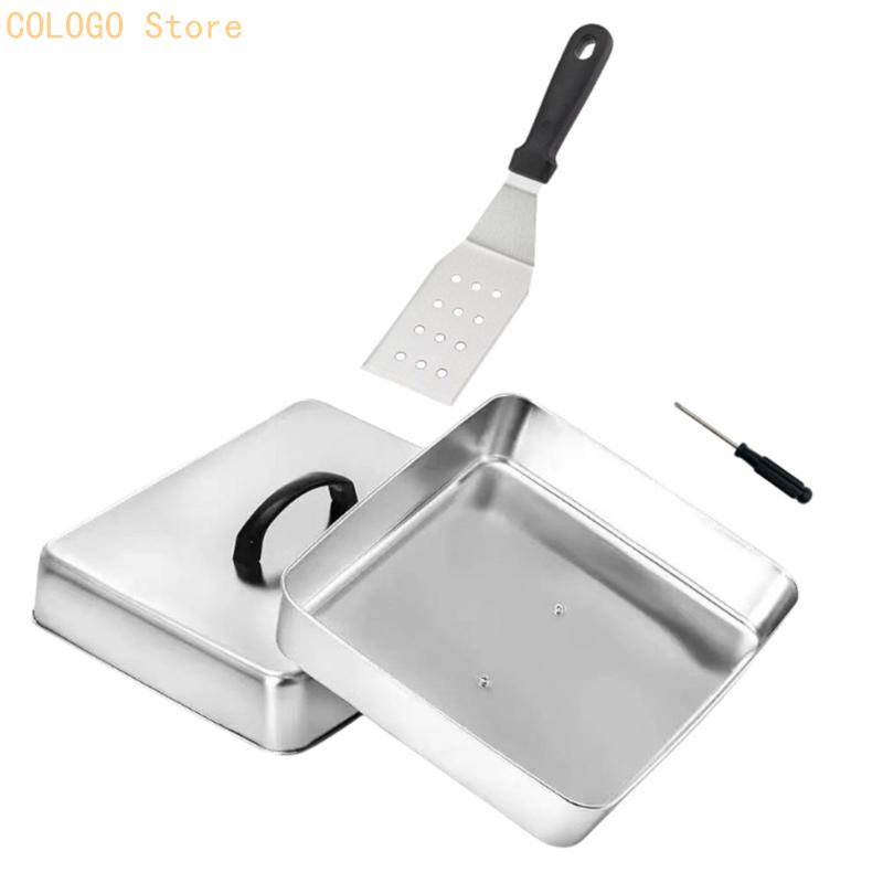 Square Cover with Top Handle f - Camping Cooking Flat Top review and price