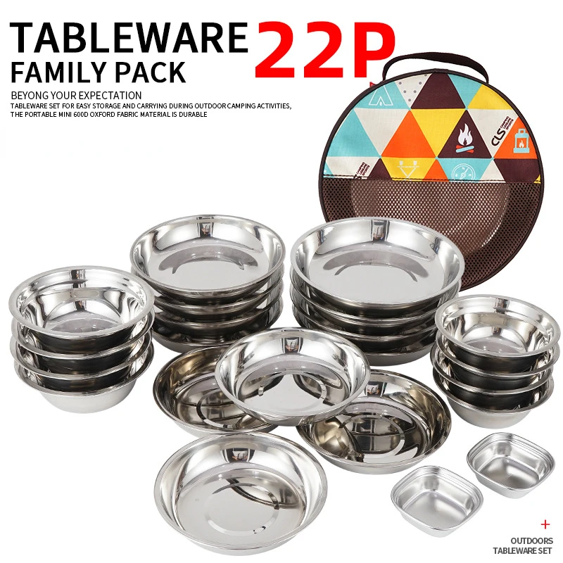 22-Piece Portable Camping Dini - Camping Cooking Dining Set review and price