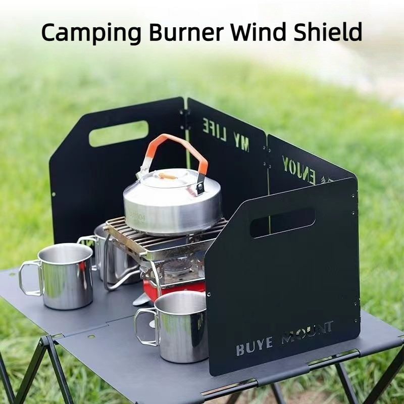 Camping Stove Windshield 4 Fol - Camping Hiking Cooking review and price