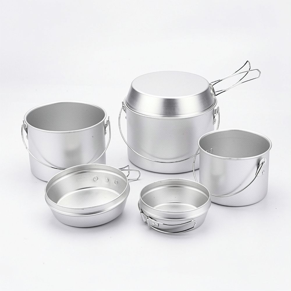 Portable Aluminum Camping Pot  - Camping Cooking Dining Set review and price