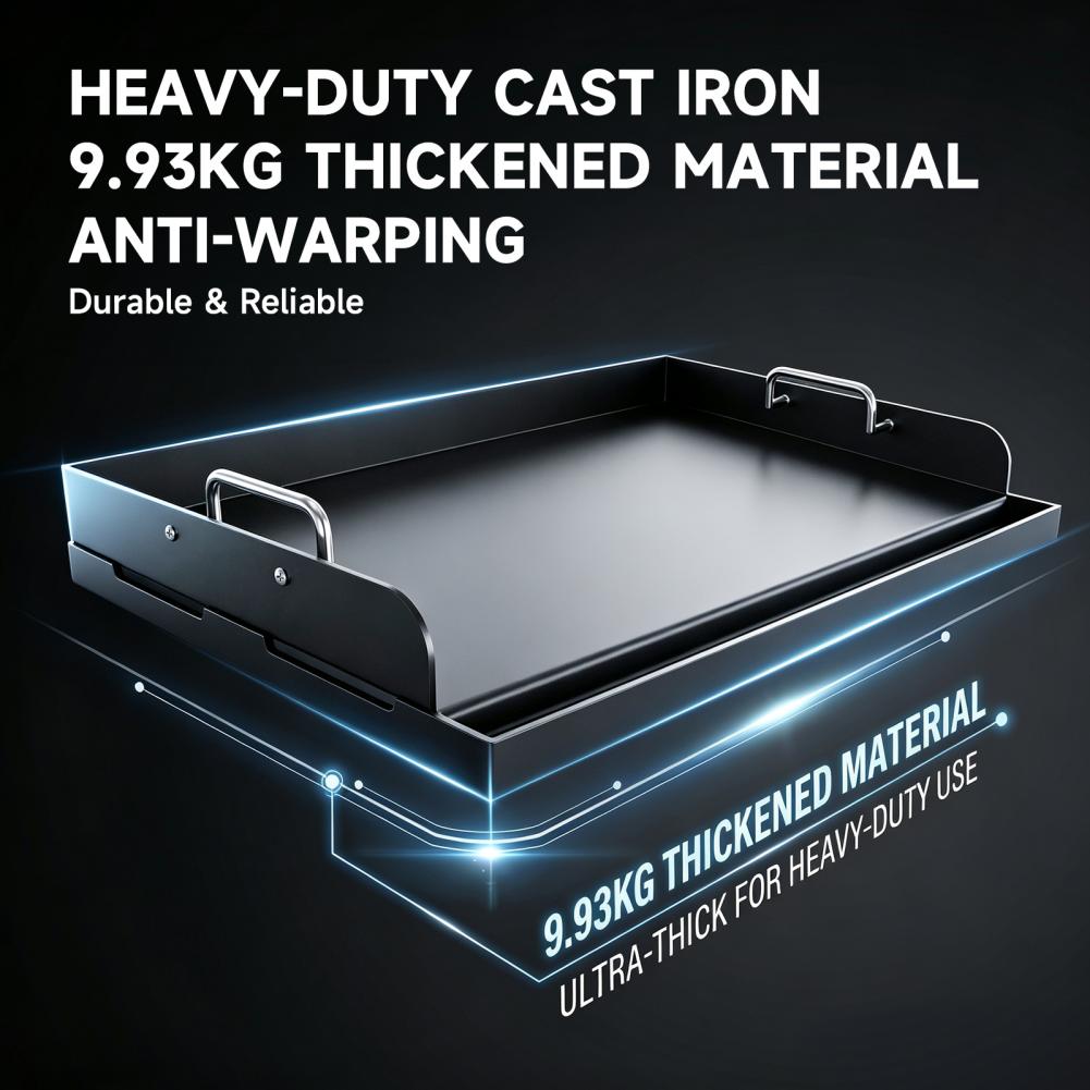 Non Stick Cast Iron Griddle Th - Camping Cooking Flat Top review and price