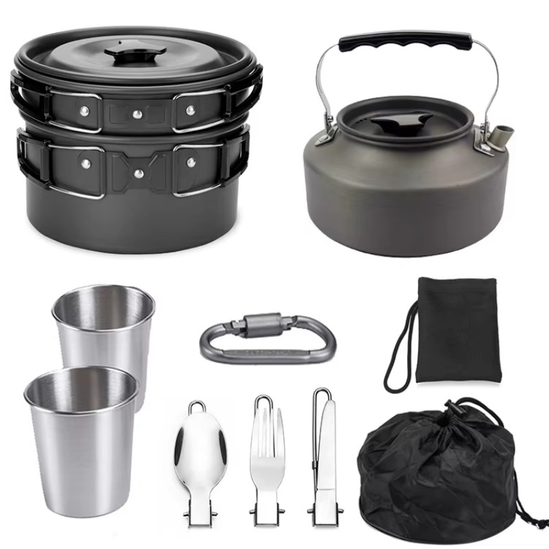 High Quality Outdoor Lightweig - Quality Camping Cooking Set review and price