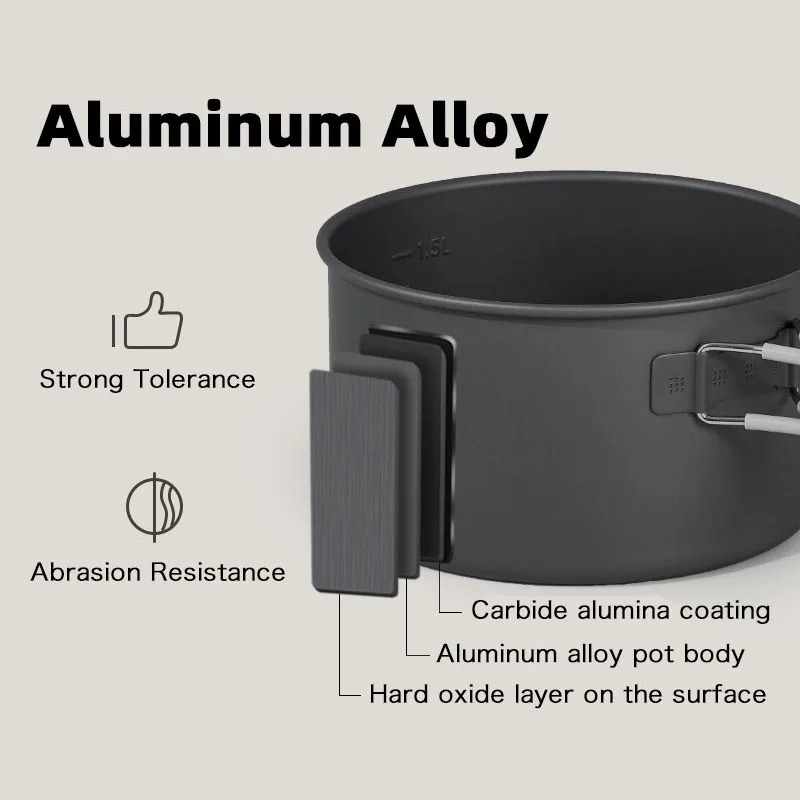 Naturehike 2025 New Outdoor Pi - Quality Camping Cooking Set review and price