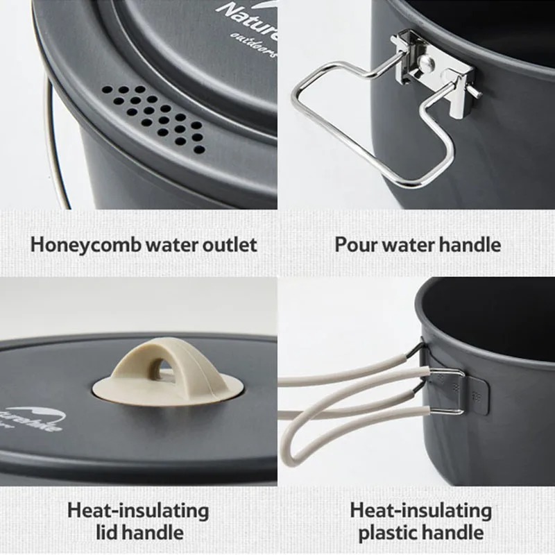 Naturehike 2025 New Outdoor Pi - Quality Camping Cooking Set review and price