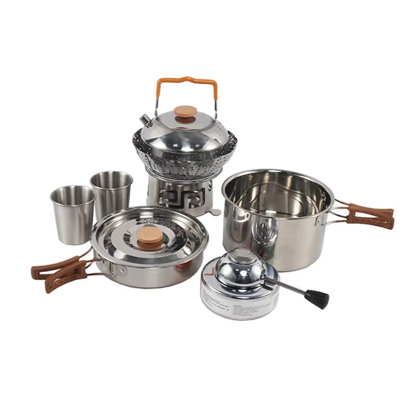 High Quality Portable Outdoor  - Quality Camping Cooking Set review and price