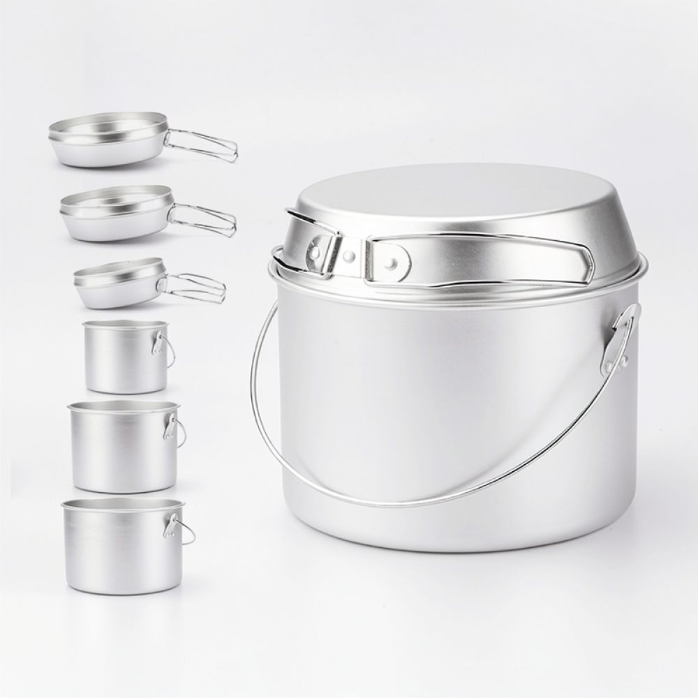 Outdoor Aluminum Cookware For  - Camping Cooking Dining Set review and price