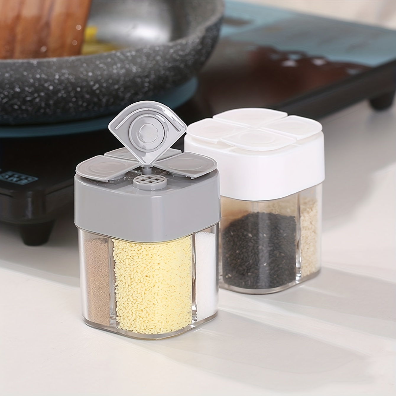4in1 Camping Seasoning Shaker  - Camping Cooking Container review and price