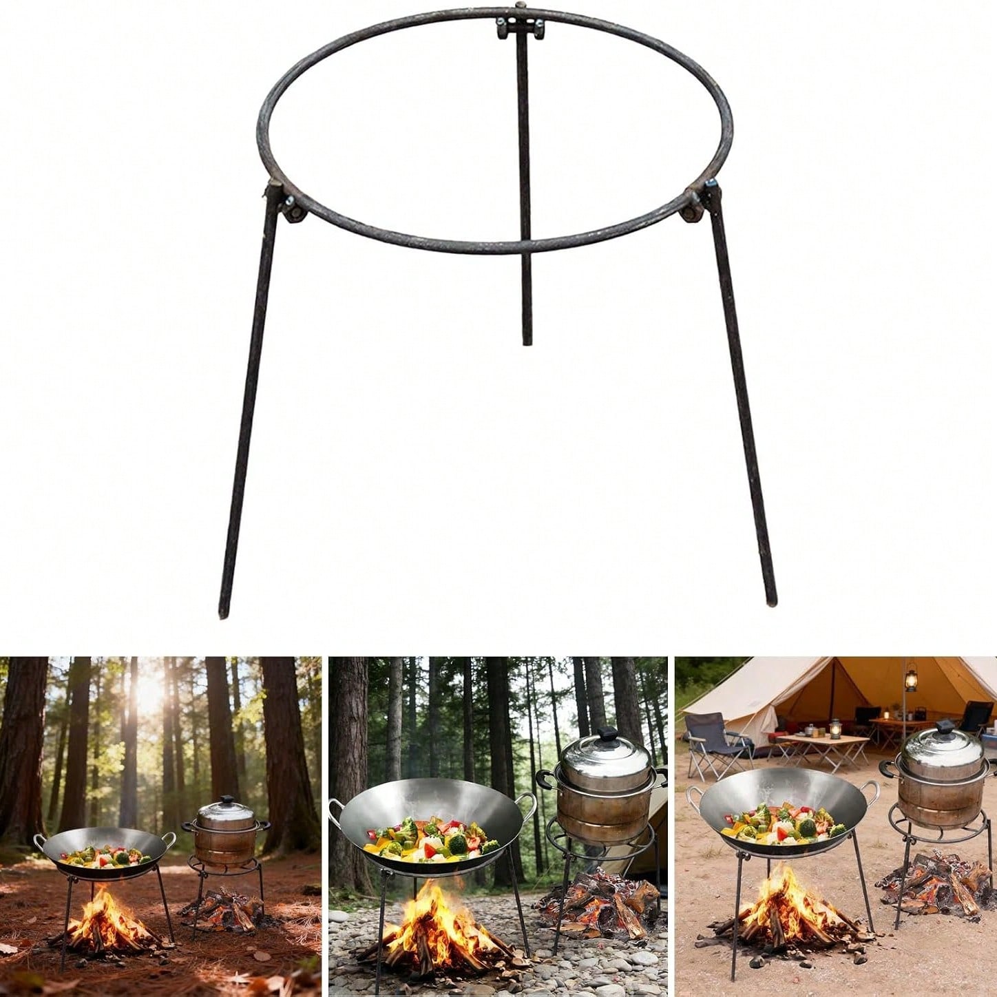 Portable Outdoor Camping Tripo - Camping Hiking Cooking review and price