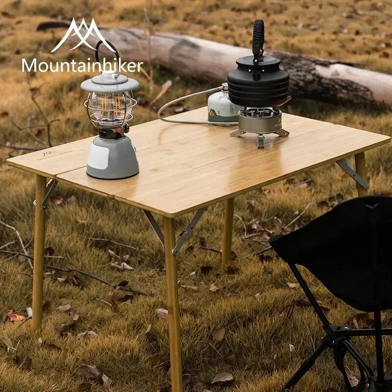 MOUNTAINHIKER 2/3 Bamboo Foldi - Camping Cooking Table review and price