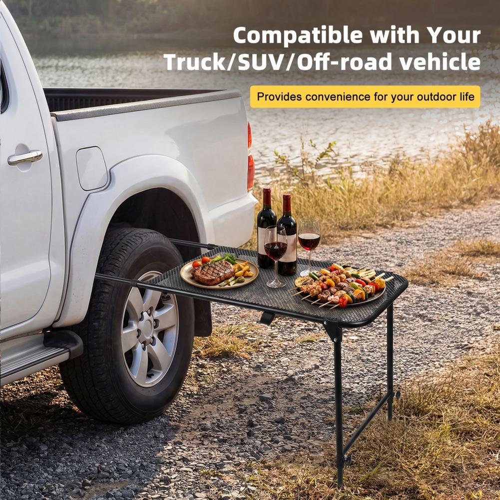 Tire Mount Camping Desk, Steel - Camping Cooking Table review and price